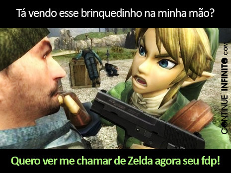 Chama De Zelda agr fdp - meme