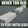 never too old
