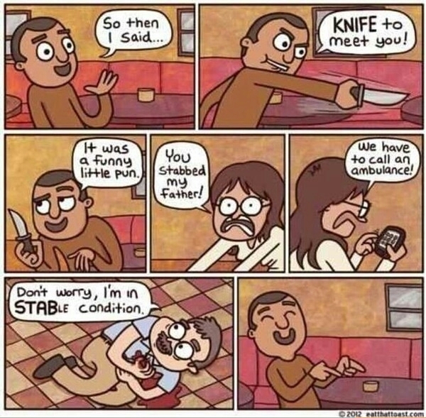 knife to meet you all - meme