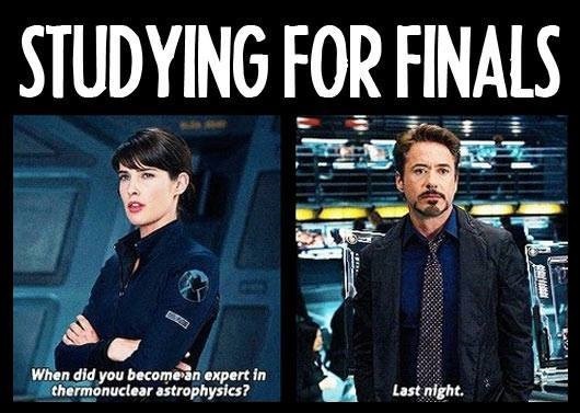 Studying for Finals... - meme