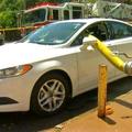 Parking in front of a fire hydrant? Ok, fine. We'll work with that.