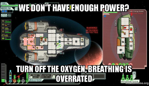 no oxygen for u - meme