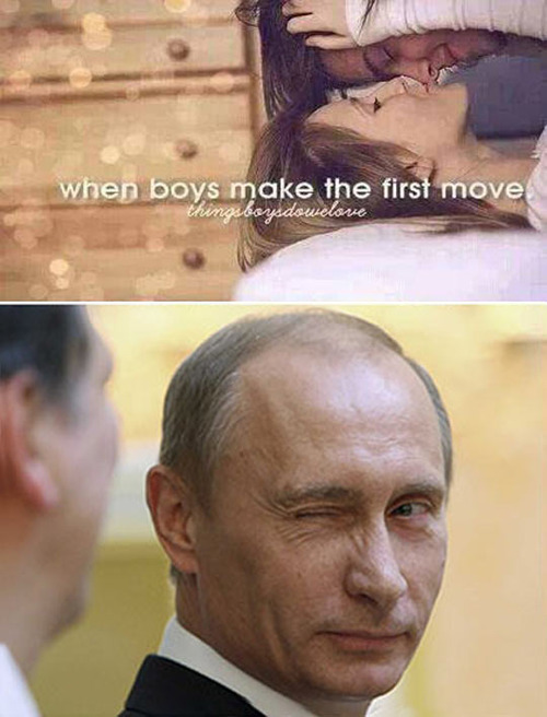 Putin is a badass - meme