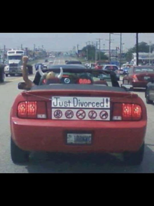 just divorced! - meme