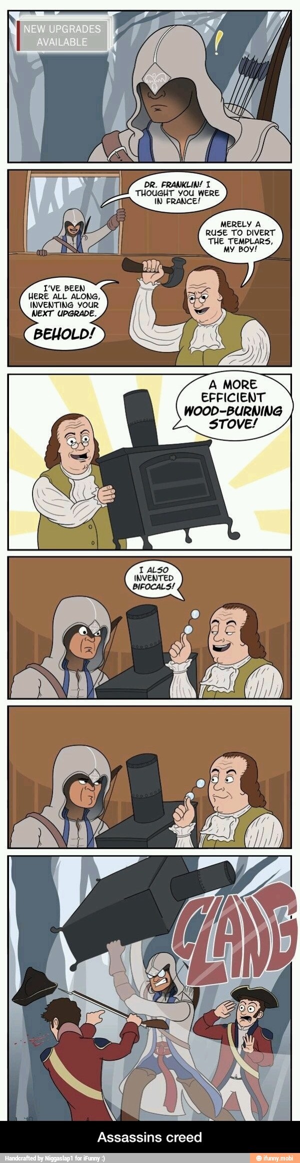 Ben Franklin making the best weapons - meme