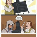 Ben Franklin making the best weapons