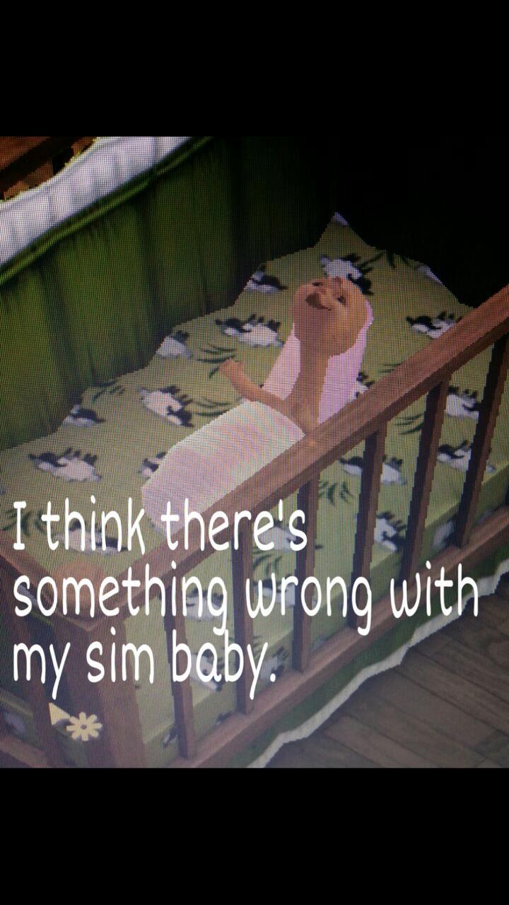 I was playing The Sims when this happened.... - meme