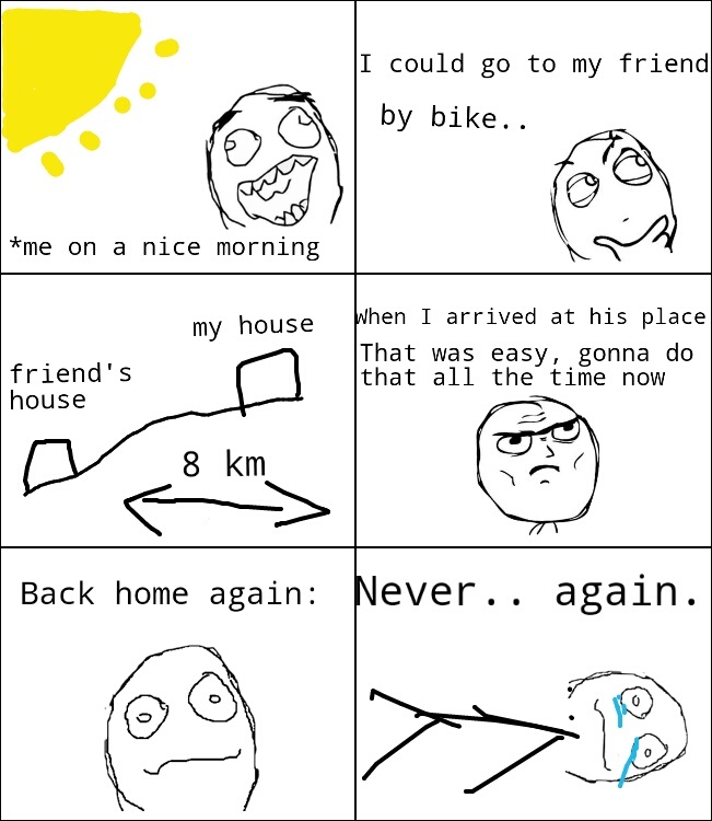 Bike rage - meme