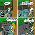 And he bear-ly knew her
