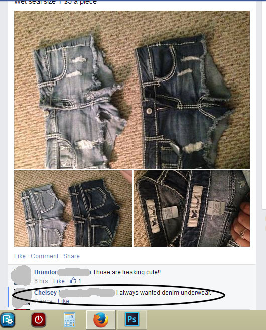 Denim Underwear - meme