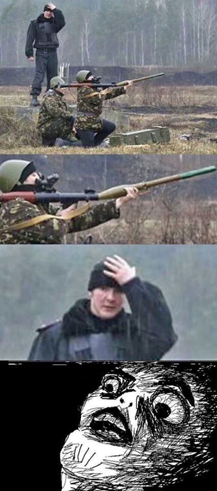 In mother russia, rpg loads you! - meme