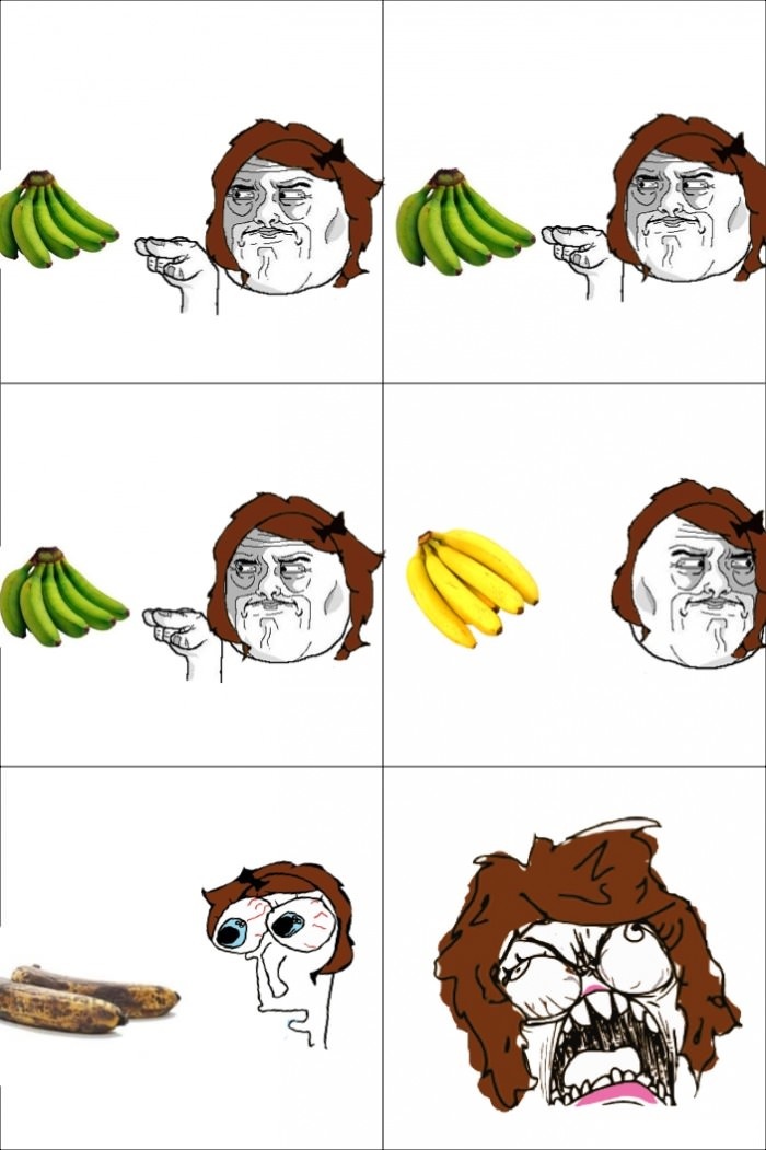 La rage des bananes - meme