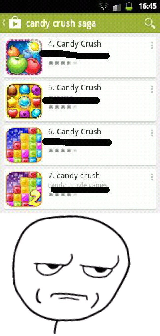 candy crush...   wat???? - meme
