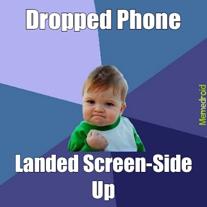 dropped phone - Meme subido por Ben_Dover :) Memedroid