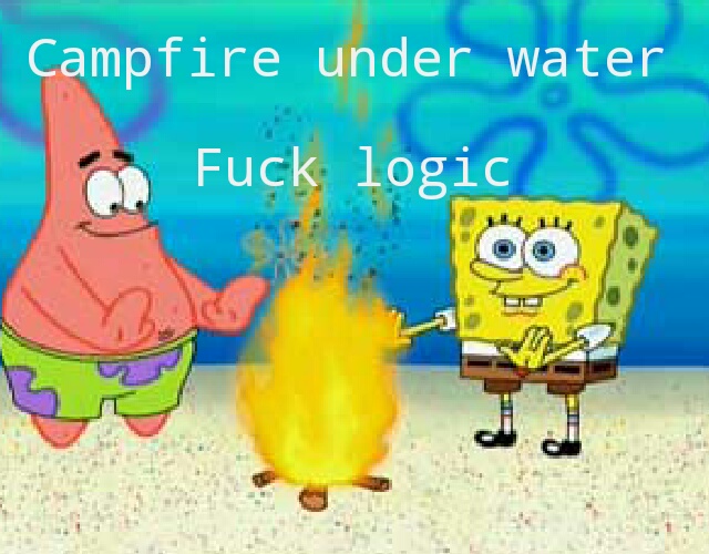 burn the logic - meme
