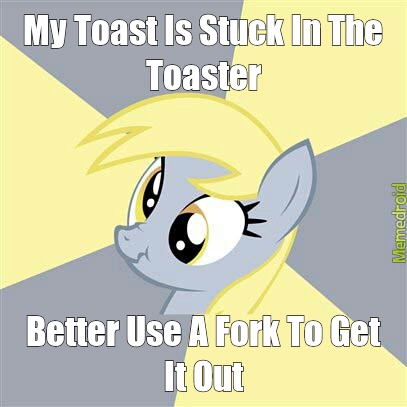 Fork Toaster - meme