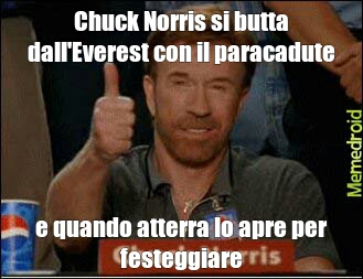 Chuck Norris Everest - meme