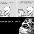 death by snoo snoo