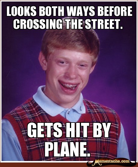Plane hit - meme