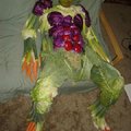 he sure like his vegetables