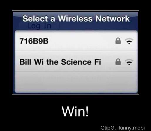 wifi win - meme