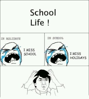 school life - meme