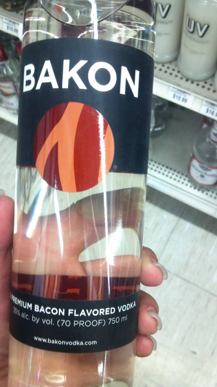 Bacon vodka! - meme