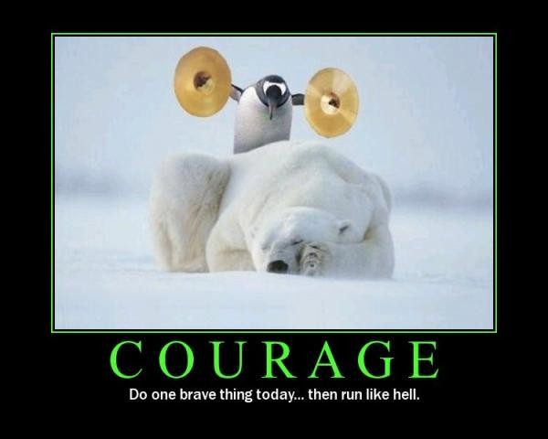 Courage - meme