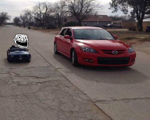me and my son about to race.. - meme