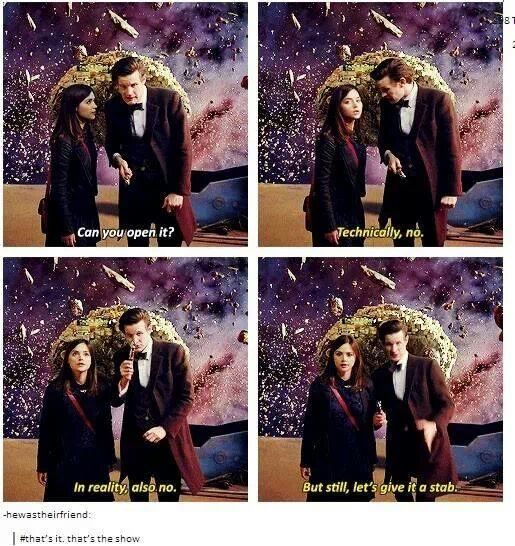 Doctor Who in a Nutshell - meme