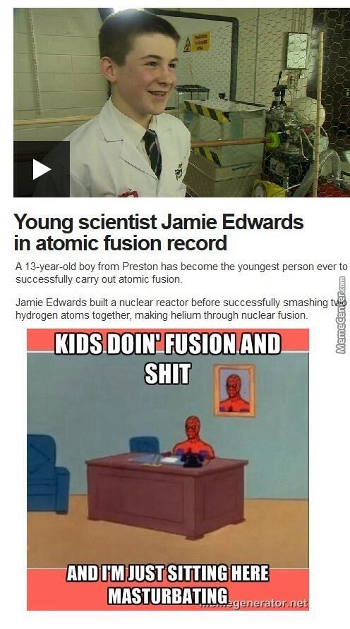 Fapping and science - meme