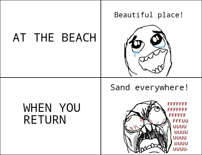 dem beaches - meme