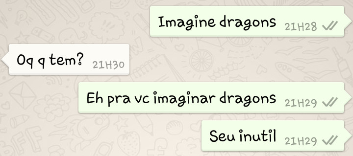Imagine dragons, sua vida será mais feliz :) - meme