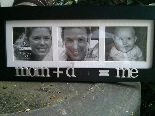 picture frame fell and this was the result. - meme