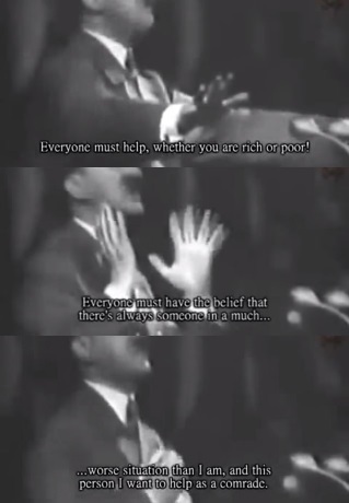 Awkward moment when when Hitler thinks about others more than you - meme