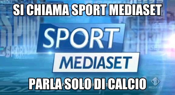 parlano anche di formula uno peró prevalentemente di calcio - meme