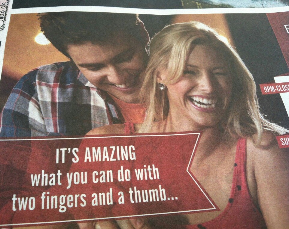 Bowling ad in local paper - meme