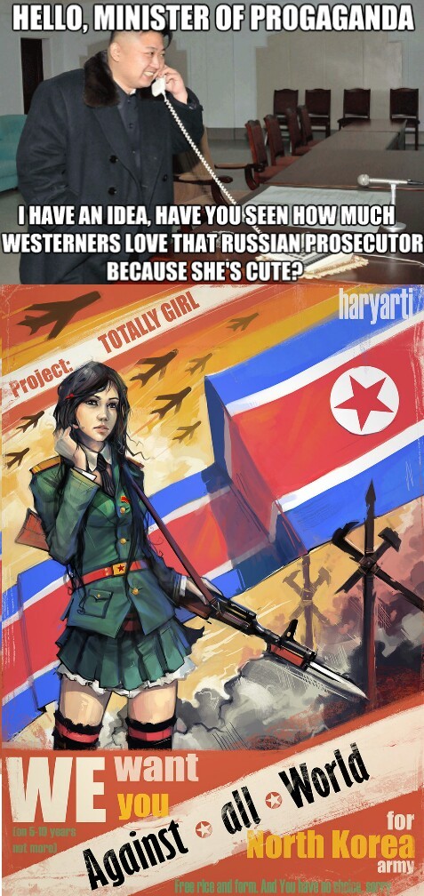 North Korea's new plan will attract westerners to the North Korean army - meme