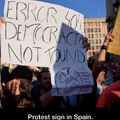 Error 404 Protest