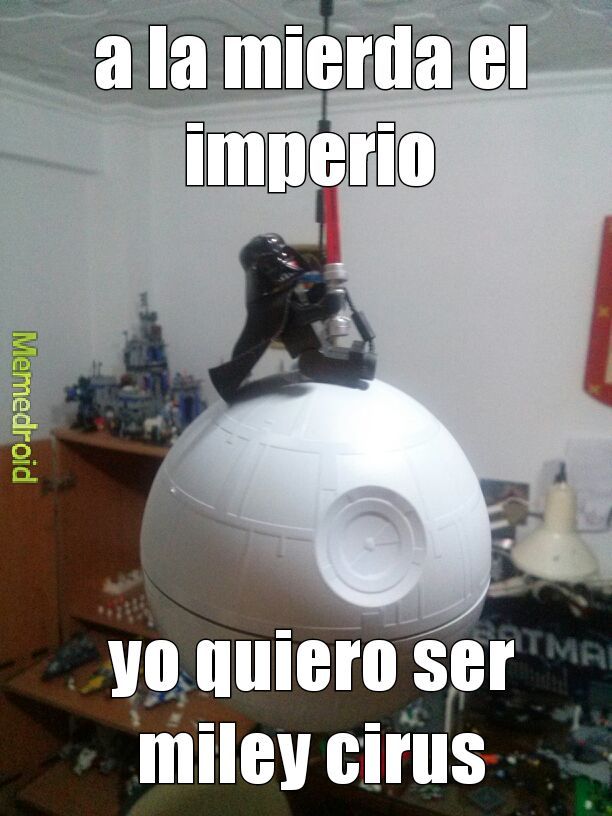 este vader es un loquillo - meme