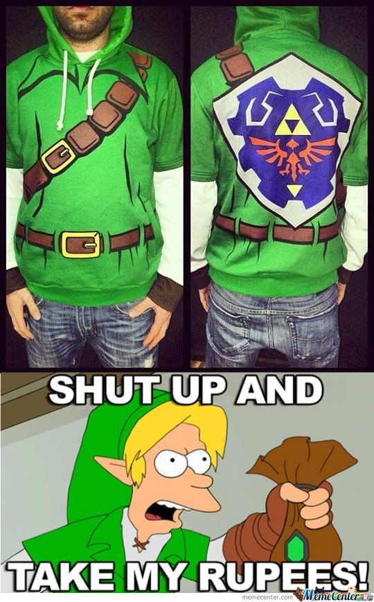 ALL of my rupees! - meme
