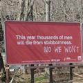 Men are stubborn