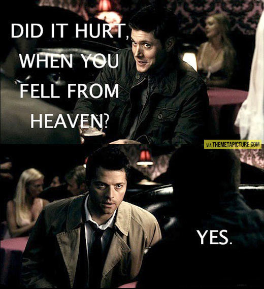 HAHAHAHA Oh Dean :,D  - meme