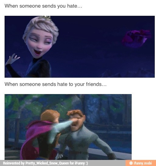 Frozen friends - meme