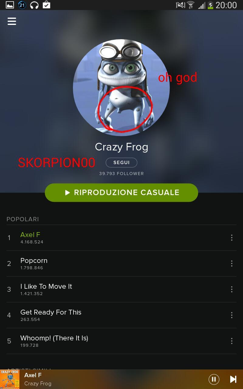 crazy frog - meme