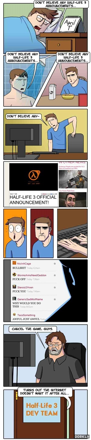 Half-life 3 someday - meme