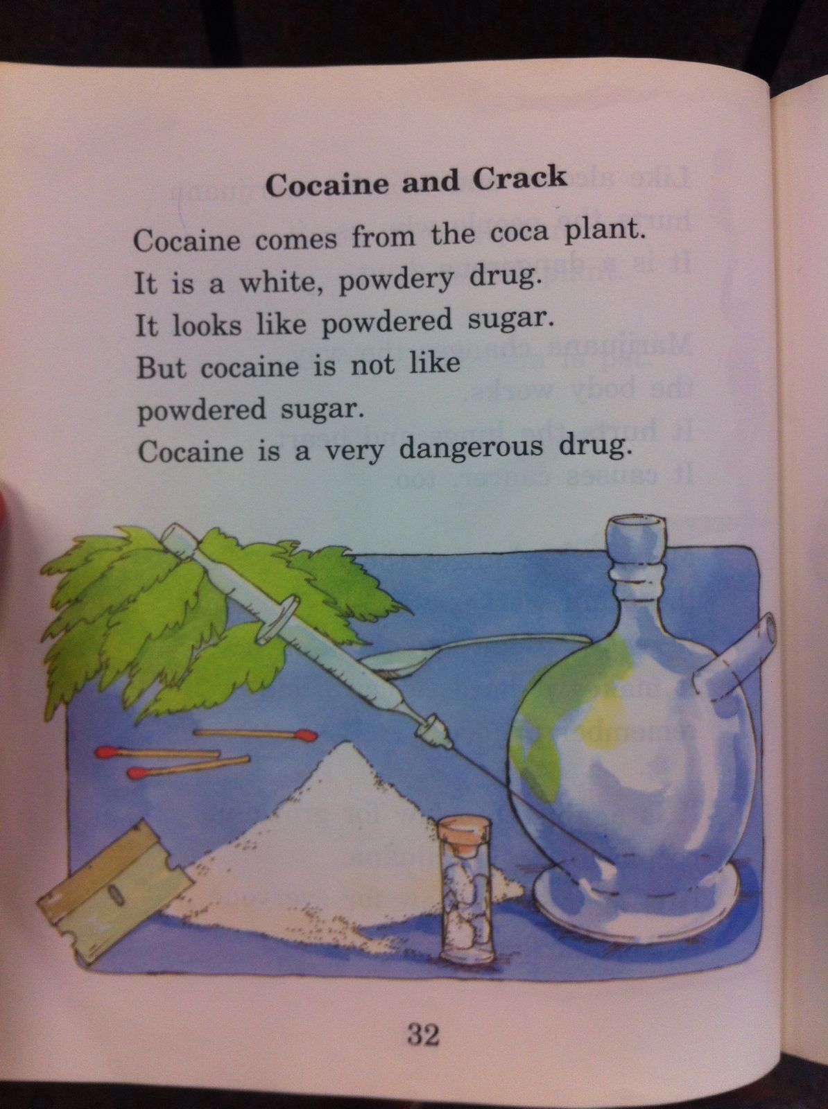 This is from a kids book called What are drugs? - meme