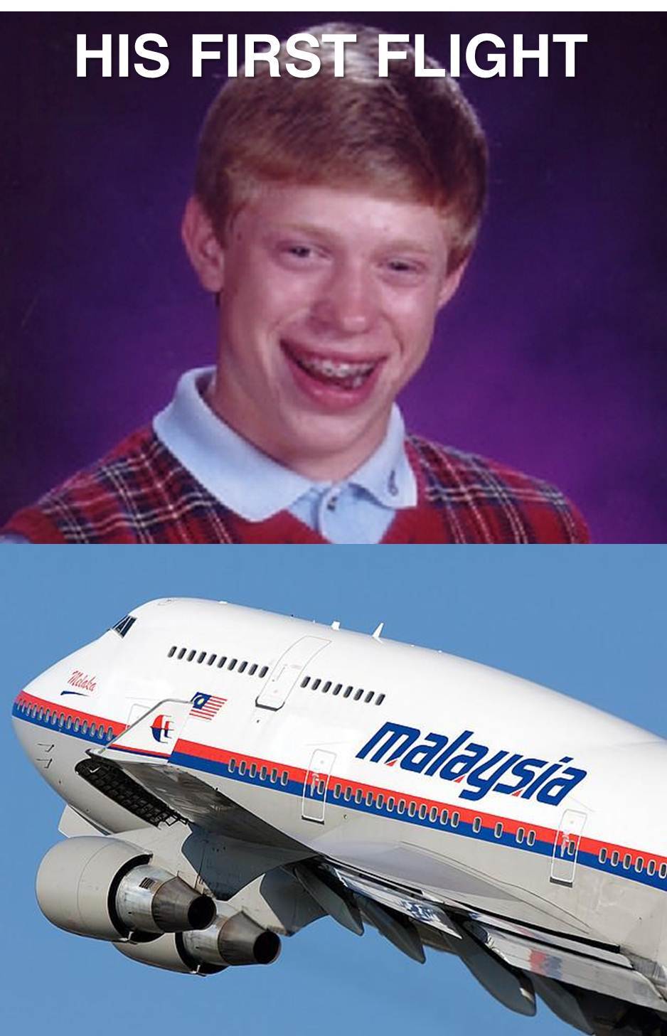 First flight - meme