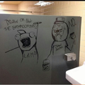 Dibujar en todos los baños!