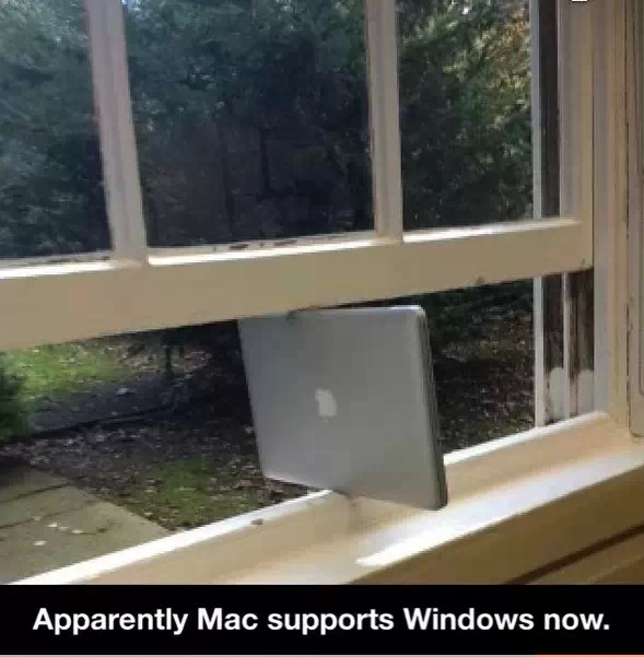 Mac and windows - meme